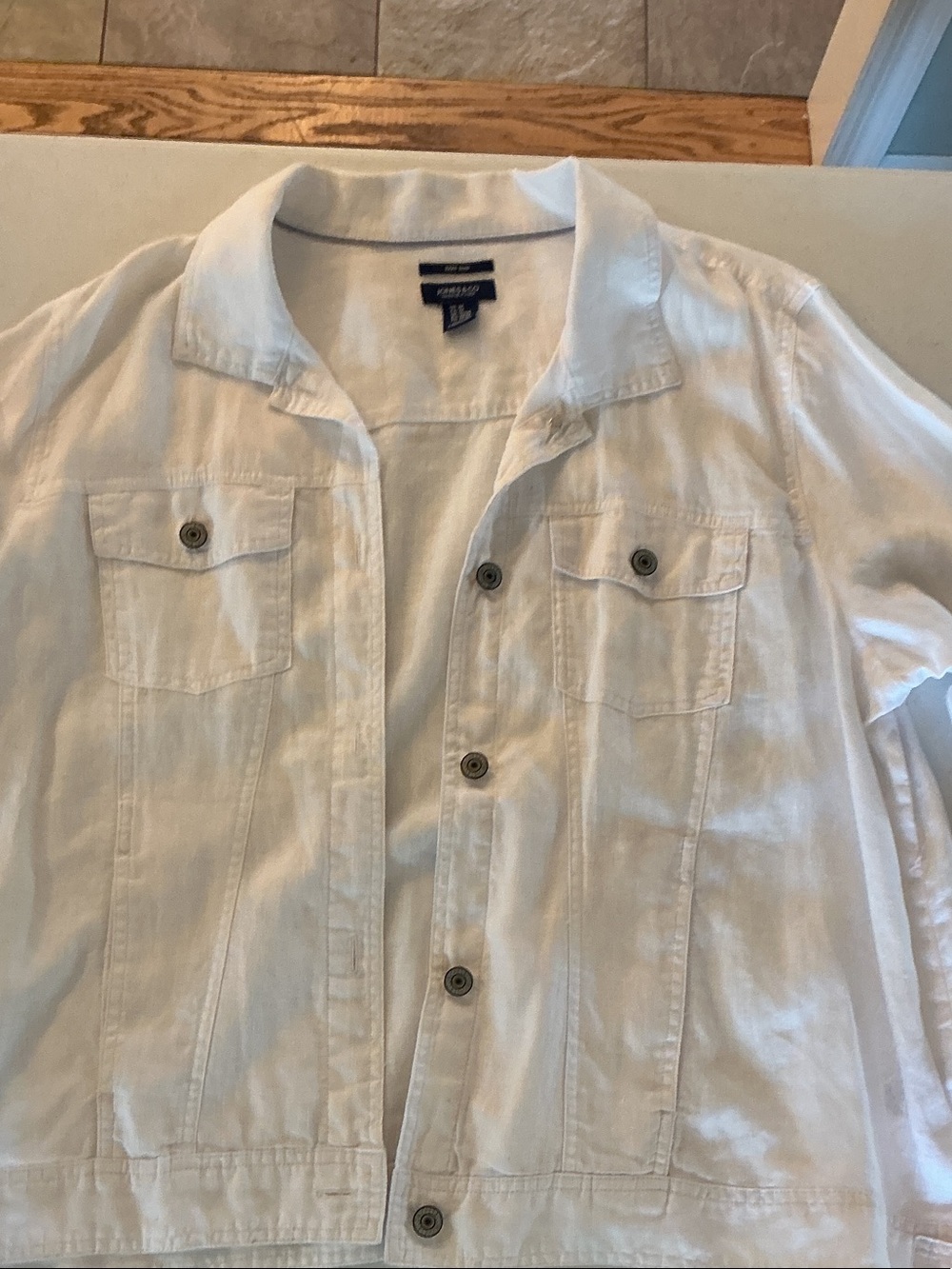 Jones Wear White Women's Jean Jacket